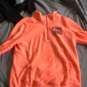 Victoria secret pink quarter zip